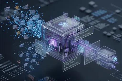 AI sales agent assisting lead engagement and response routing.